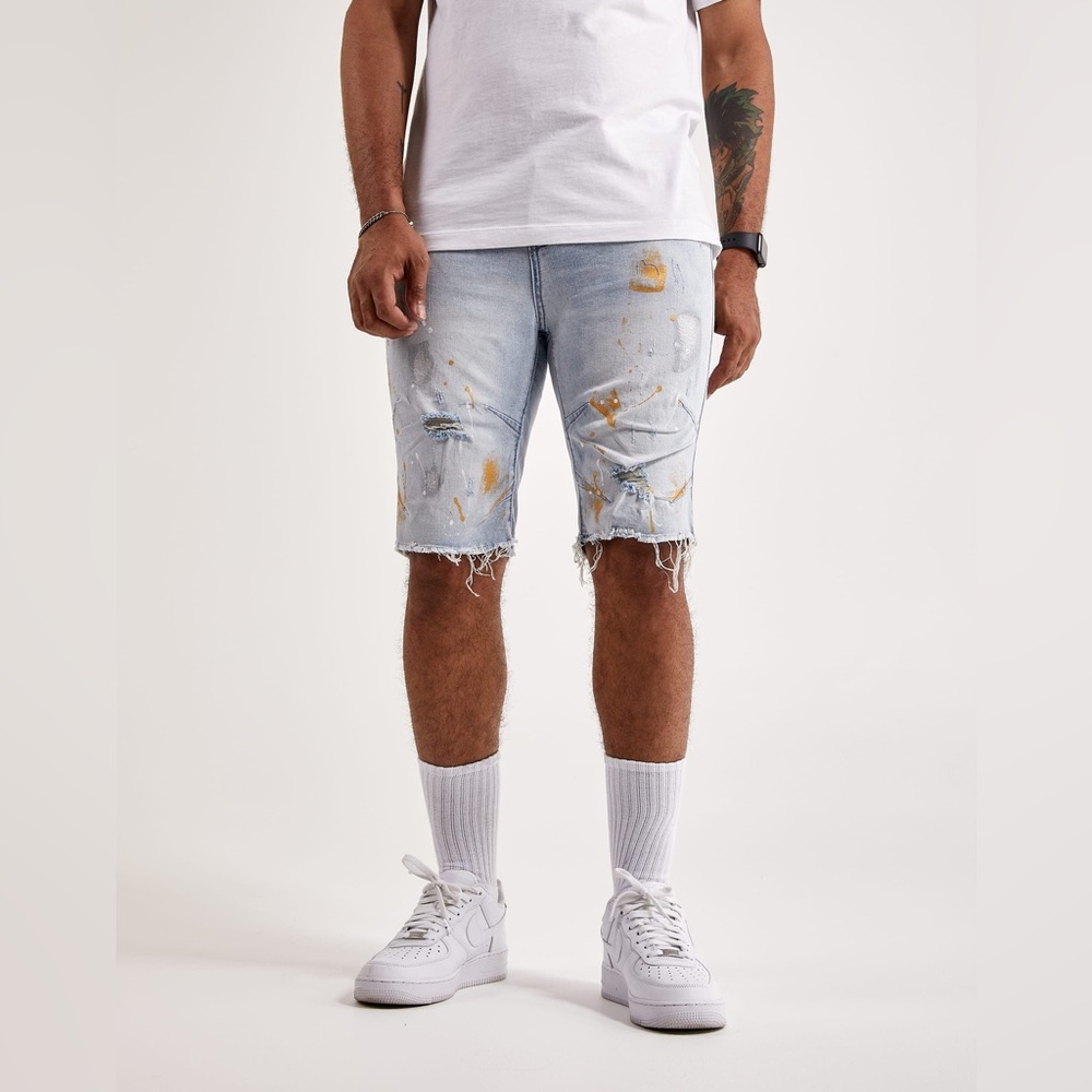 MENS KILOGRAM CUT-OFF DENIM SHORTS